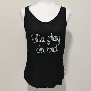 Cynthia Rowley "Let's Stay in Bed" top